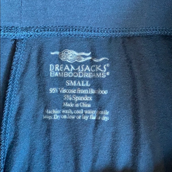 Bamboo wide leg cropped lounge pants - Picture 2 of 2